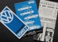 Preview: Volkswagen Modelprogram 1967 three Carbrochures (9565)